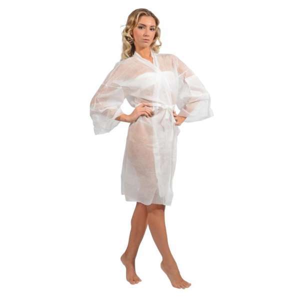 kimono in tnt bianco