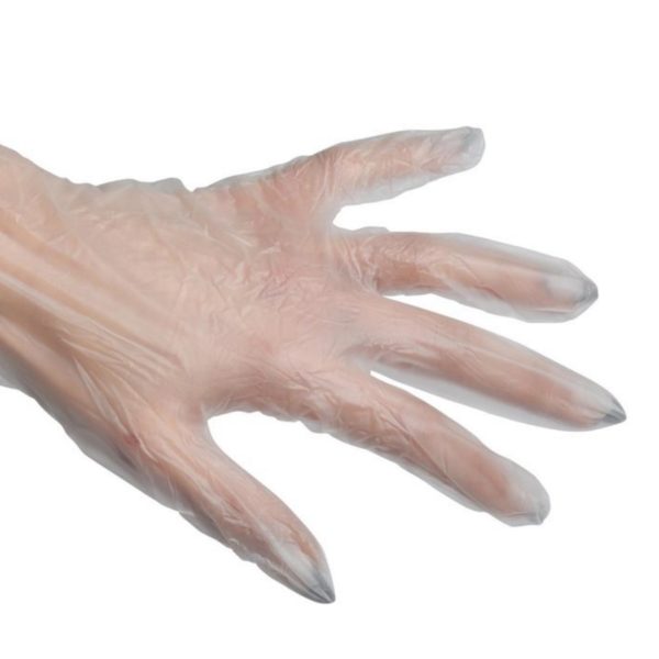 guanti in vinile senza polvere taglia l